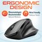 Delton Ergonomic Wireless Optical Mouse Adjustable DPI 6 Buttons, Right Handed DMERGS30-WB - alternate 8